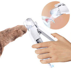 Coupe-ongles portable 2 en 1 pour animaux de compagnie avec lumières LED, en plastique, pour chiens et chats de petite, moyenne et grande taille - Product Image 1