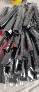 Grand éventail lumineux UV en bambou de 33 cm avec motifs traditionnels de dessins animés et styles publicitaires - Product Image 4