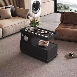 Smart Mobile Stone Coffee <strong>Table</strong> <strong>Sofa</strong> <strong>Side</strong> Cabinet Modern Simple Light Luxury Living Room Furniture Balcony Bedside <strong>Table</strong> - Product Image 2