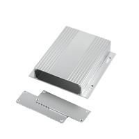 Boîtier en aluminium extrudé 149*38mm avec bride de montage à fentes pour fixation murale, boîte de projet sur mesure