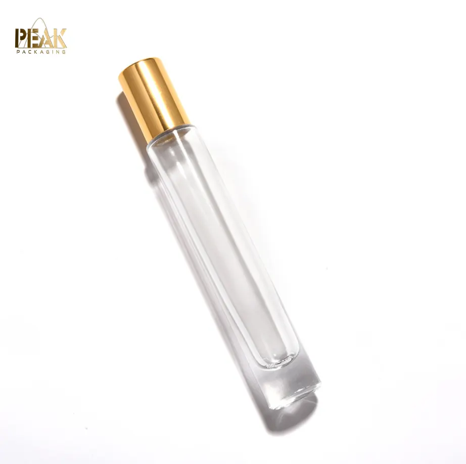 Uitstekende Hoge Kwaliteit 3Ml 5Ml 8Ml 10Ml 15Ml Clear Glas Slanke Roll Op Parfumflesje