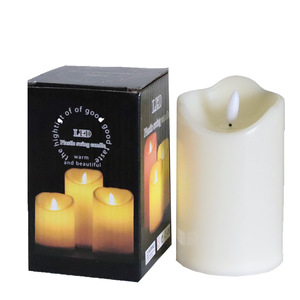Flameless nến 3D <span class=keywords><strong>Wick</strong></span> <span class=keywords><strong>LED</strong></span> trụ cột mỏng nến flicering ngọn lửa pin hoạt động 5/7cm đường kính nến ánh sáng - Product Image 5
