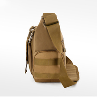 Sac à bandoulière pour ordinateur portable 14 pouces Sacs de sport pour hommes Sac à dos unique tactique pour hommes A4 Document Molle Messenger Bag