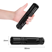 Portable Mini 365nm UV LED lampe de poche stylo ultraviolet lumière noire lampe AA batterie détecteur torche pour corps en alliage d'aluminium pour animaux de compagnie