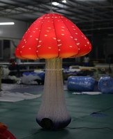 Ballon géant décoratif d'extérieur, modèle gonflable alice au pays des merveilles, décoration de fête, champignon gonflable