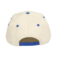 Topi Baseball 5 Panel Suede Bordir Logo Kustom Berkualitas Tinggi, Logo Timbul di Pinggiran Topi Snapback, Bordir 3D Kustom