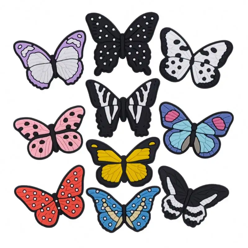 Best New Products Of 2024 Wholesale Designer Charm Design Hook Clip Stickers lucky charms PVC shoe lace