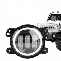 Feux antibrouillard LED circulaires de 4 pouces adaptés aux phares des modèles Wrangler JK et TJ