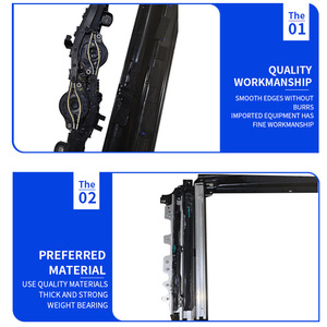 Ensemble de cadre de toit ouvrant Toyota en acier inoxydable 304 noir pour Camry Avalon, pièce de rechange et de réparation - Product Image 1