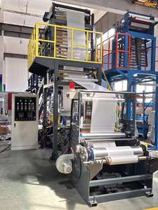 Línea de producción de bolsas de supermercado HDPE LDPE 800, máquina sopladora de bolsas insonorizadas para fábricas - Product Image 2