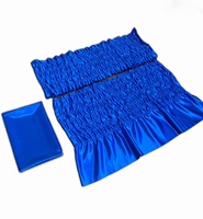 Revêtement de cercueil pour adultes de style européen avec intérieur en crêpe de velours satiné, couleur blanche