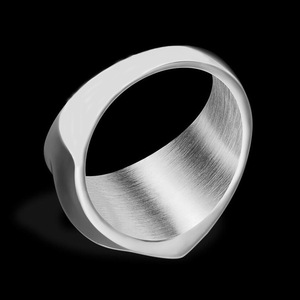 <b>Men's</b> Stainless Steel <b>Ring</b> 18MM Lion Head Laser Engraved Black Gold <b>Silver</b> Color Fashion Jewelry Gift for <b>Men</b> - Product Image 5