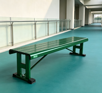 Banc d'abri pour terrain de sport en alliage d'aluminium, banc de repos pour les joueurs remplaçables, pour terrain de football et de tennis