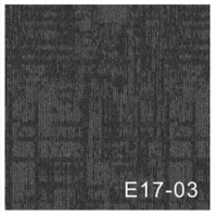Dalles de moquette modulaires à pose libre à motif personnalisé 25x100, dos PVC, PET insonorisant, non toxique, pour hôtels et salons