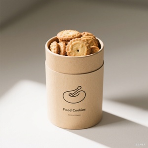 Customizable High-End Eco-Friendly Recyclable Food Grade Paper <b>Box</b> Sealed Newborn Glossy Lamination Custom Size Logo Food - Product Image 1