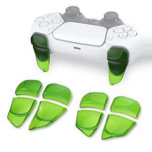 ชุดอุปกรณ์ปรับปรุงเกม Clear Green Blade 2 คู่ ปุ่มปรับระดับไหล่ ตัวต่อขยายกันชน ตัวต่อขยายทริกเกอร์ สำหรับคอนโทรลเลอร์ Ps5 - Product Image 1
