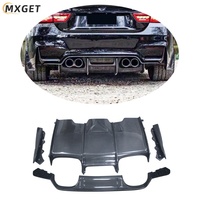 Diffuseur de lèvre de pare-chocs arrière en Fiber de carbone PSM style F80 M3 F82 M4 pour BMW