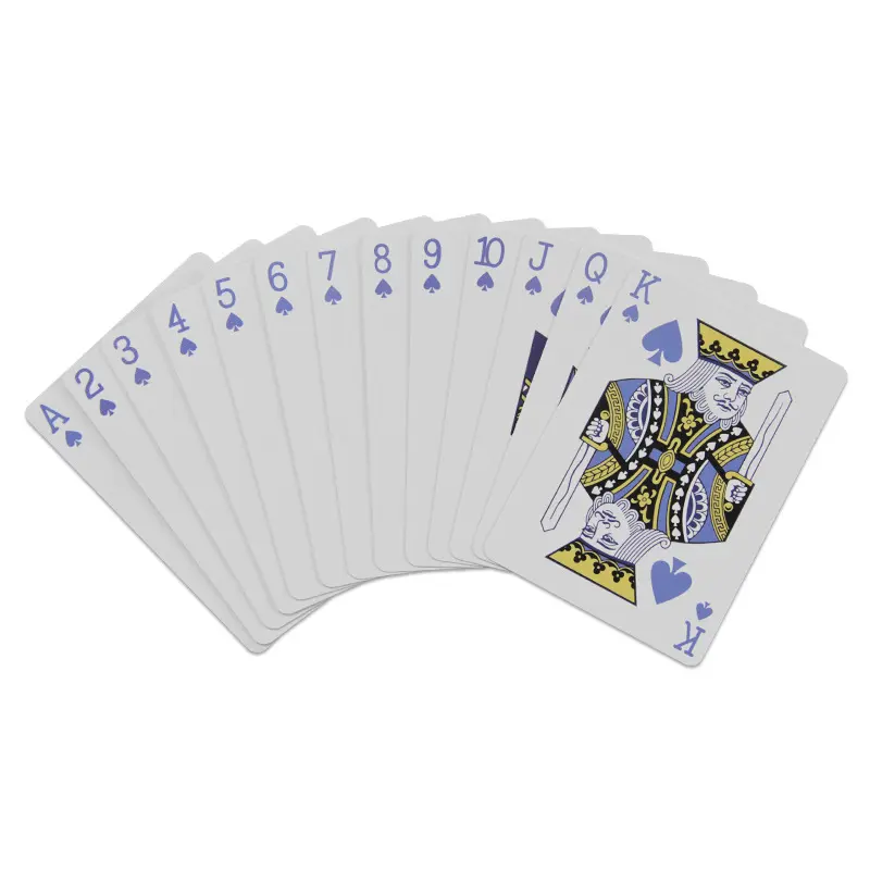 Personalização do pôquer Fabricação Atacado Personalizado Adulto Impermeável Papel Impresso Cartas De Poker