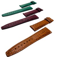 Meistverkauftes 18 19/20/22/21mm Weiches Lederarmband Uhrenarmband aus Haifischleder für Apple Samsung Smartwatch Serie