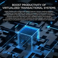 Serveur en rack SR650 2U avec double processeur Intel Xeon Scalable pour centre de données