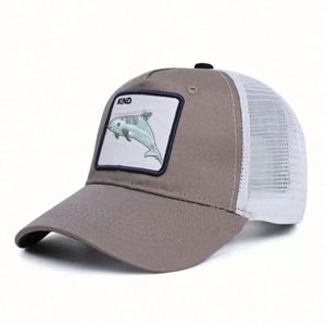 Gorra de béisbol con parche de animal y logotipo personalizado al por mayor de fábrica, gorra trucker de malla con diseño de animal para hombre - Product Image 5