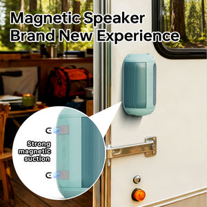 Altavoz Inalámbrico Portátil con Correa, Entrada AUX para Tarjeta TF, Graves <span class=keywords><strong>de</strong></span> 15 W, Luz Ambiental Colorida para Ciclismo y Viajes - Product Image 4