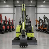 Envío Gratis, Mini Excavadora de 2 Toneladas, Motor Kubota con Certificación CE/EPA, Mini Excavadora en Venta