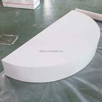 Plateforme de Danse Demi-Circulaire en Métal pour Scène de Mariage, Vente Chaude d'Usine, Sol Personnalisé pour Événements et Décoration de Fêtes de Mariage