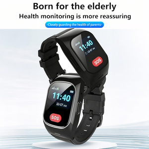 <span class=keywords><strong>Montre</strong></span> connectée GPS 4G <span class=keywords><strong>SOS</strong></span> <span class=keywords><strong>pour</strong></span> personnes âgées, avec alarme de chute, moniteur de fréquence cardiaque, étanche IP67, carte SIM, soins <span class=keywords><strong>pour</strong></span> la démence et l'Alzheimer - Product Image 1