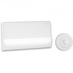 Plaque avec bouton rosette et extension pour lumières de mariage blanches - Product Image 3