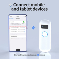 Lector de Códigos de Barras Inalámbrico Portátil Xincode 1D 2D, Escáner de Códigos QR, Escaneo Automático de Códigos de Barras con Pantalla para Tienda GT-265B