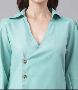 Haut de gamme pour femmes, vêtements décontractés modernes et élégants pour femmes, haut à manches longues, exportateur d'Inde à prix raisonnable - Product Image 5