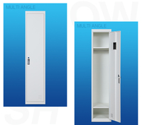 Casier métallique individuel pour vestiaire de personnel scolaire et de salle de sport, armoire de rangement pour vêtements et colis en acier pour travailleurs