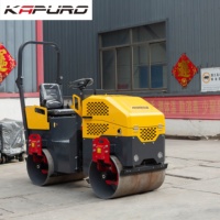 Rouleau compresseur routier 800 mm pour la construction de routes en asphalte, 30 kN, diesel, hydraulique, double tambour