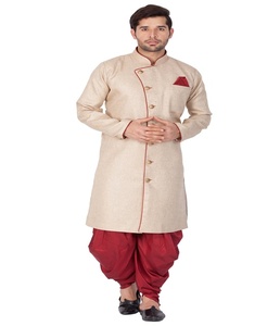 Shalwar Kameez étnico pakistaní para hombres de la mejor calidad, hecho de algodón para adultos - Product Image 1