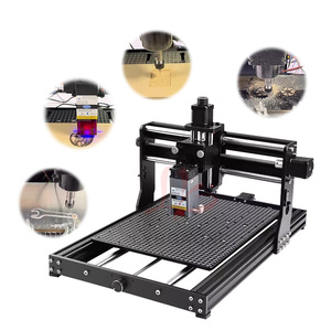 Mesin Ukiran CNC LY 4030 <span class=keywords><strong>Pro</strong></span> Mendukung Laser untuk Pemotongan Kulit, Plastik, Bambu, Kayu, Akrilik, Baja Tahan Karat dengan Spindle 500W - Product Image 4