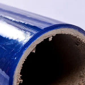 중국산 매트리스 포장용 끈적 거리지 않는 유연한 롤 PVC 투명 필름 제조