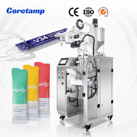 Machine d'emballage automatique de sachets pour sauces, ketchup, miel, pâte, beurre de cacahuète, liquides – Petite machine verticale de remplissage de sachets stick