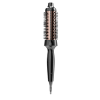 Brosse chauffante numérique à LED avec revêtement en céramique tourmaline, température réglable, design compact pour usage domestique et hôtelier