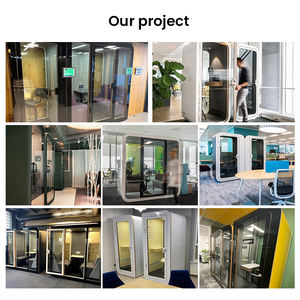 उच्च मात्रा में ओएम/ओडम आपूर्तिकर्ता आधुनिक घर का अध्ययन ध्वनिक बूथ कार्य स्थान कार्यालय पोड फोन बूथ कार्यालय साउंडप्रूफ - Product Image 4