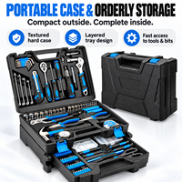 Heavy Duty 310-Piece Professional Mechanic Tool Set with Ratchet Sockets Wrench Set Complete Hardware Hand Tool Kit