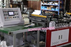 Máquina de Fazer Sacos de Selagem Central com Selagem por Lap e Selagem por Fenda em Alumínio MJ-350A para Embalagem de Café e Chá - Product Image 3