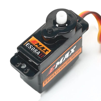 Mini servo analogique EMAX ES08A II à couple élevé et grande vitesse avec engrenages en plastique pour avion RC 3D, moteur mini servo pour FPV