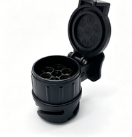 Adaptateur Mini Européen Standard 13 Broches vers 7 Broches, Connecteur Prise et Fiche 13 Cœurs vers 7 Cœurs