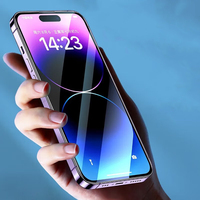 Protection d'écran en verre trempé universelle anti-rayures et anti-espion 2.5D à bords incurvés 7H pour Xs Max, film de sécurité HD ultra-fin
