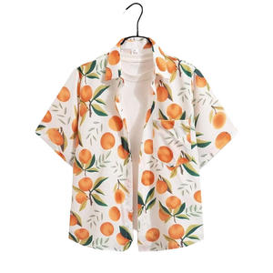 Chemise à manches courtes pour homme, imprimé floral oversize, respirante, décontractée, pour les <span class=keywords><strong>vacances</strong></span> d'été, souvenir de Hawaï, Floride, <span class=keywords><strong>Miami</strong></span> - Product Image 5