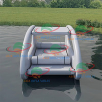 Péniche gonflable de bateau électrique de loisirs de l'eau pour le lac et la rivière