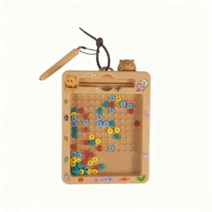 Magnetic <b>Bead</b> Maze Decor, Montessori Style Educational Desktop Ornament - Product Image 2