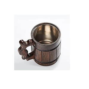 Design unique, bois naturel, fait main, écologique, passe au lave-vaisselle, personnalisable pour le café, le thé, le lait, cuisine rustique - Product Image 2