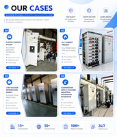 Toz Geçirmez PLC Elektrik Kutusu Önceden Kablolanmış Kontrol Paneli Devre Kesiciler DIN Ray Montajı RS485 PLC Programlama Desteği